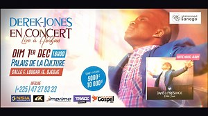 568 reactions · 192 shares | 01 DECEMBRE Les tickets sont disponibles dans les différents points de vente: FNAC ( cap sud et cap nord ), FREQUENCE VIE et toutes les eglises Vases d'honneur. Tickets : 10.000/5.000 frs Infoline : (+225) 47 27 83 23 #DansTaPresence #DerekJonesEnConcertLive | Derek-Jones | Facebook