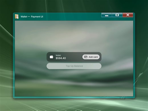 💳Wallet —  Payment UI