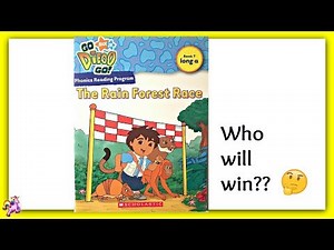 GO DIEGO GO! "THE RAIN FOREST RACE" - Read Aloud - Storybook for kids, children