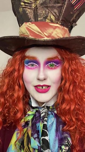 The Mad Hatter Makeup Tutorial for Halloween 2020