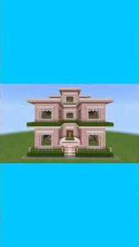Minecraft: How to build a three-story mansion house with full interior design | Tutorial #minecraft