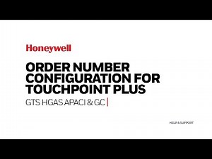Part Number Configuration for the Touchpoint Plus