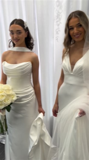 Behind the scenes today with the fabulous models from @holmanleeagency #catwalkmodel #2027bridalshop | Brides of Eire