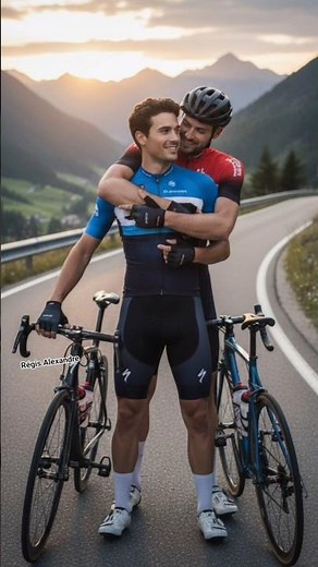 Gay Couple cyclist cycling Sport 🚴‍♂️🚲