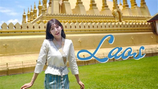 老挝旅游Vlog🇱🇦万象 | 逛咖啡厅☕️ | 凯旋门 | 体验老挝的传统服装👗