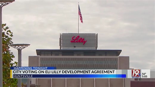 City Voting on Eli Lilly Development Agreement | Feb. 12, 2026 | News 19 at 5:00