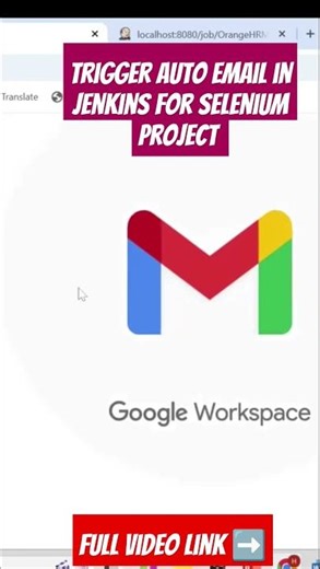 Auto trigger email in jenkins for selenium framework