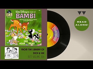 Bambi (1977) | Disneyland Little Long-Playing Record 309 | Read-Along Vinyl Record