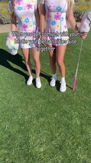 2 for the price of 1😉🙂‍↕️ #golf #golfbabe #golfgirls | golf