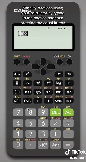 Simplify Fractions with Calculator