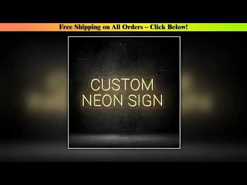 Custom Neon Signs Led Logo Personalized Customized Neon Light Name Sign Wedding Party Home Wall