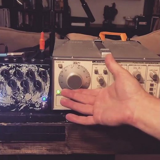 Use a vintage test tone generator as a synth for some groovy tune-making
