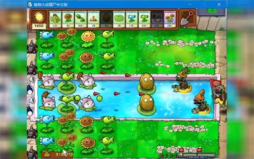 植物大战僵尸全代码效果演示