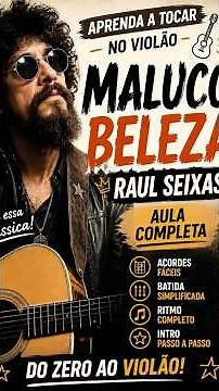 How to Play Maluco Beleza on Guitar 🎸 | Raul Seixas | Easy Lesson