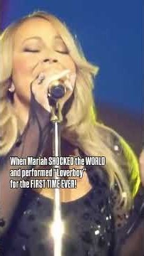Mariah Carey Singing Loverboy for the Glitter 25th Anniversary #mariahcarey #music #lambily #shorts