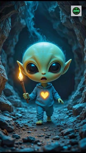 Alien Trapped in a Haunted Cave | Survival Horror Story #ai #survival