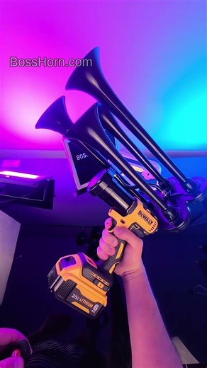 Boss Train Horn for Milwaukee® Battery - 150DB Stadium Sound