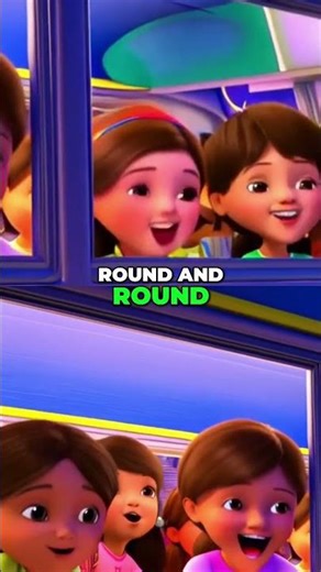 Kids Bus Adventure: Singing Along the Road! 🚌🎶 #shorts