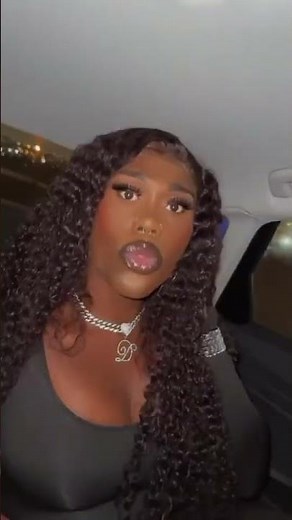 Good looking ebony trans woman