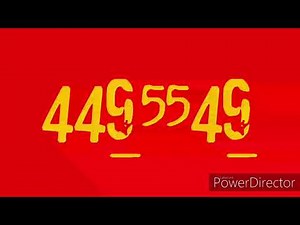 Numbers 1 to 8000000 in Red Background