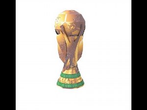 Taça de Papel da copa do mundo FIFA - Imprimir e Montar
