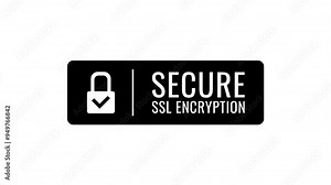 SSL encryption fill icon animation