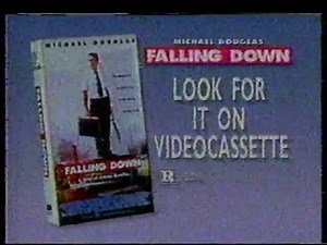 Falling Down (1993) VHS TV Commercial
