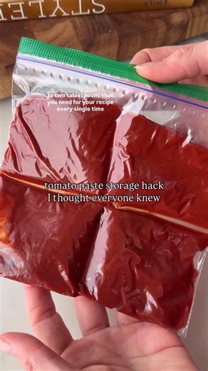 Abby | Tomato paste hack!!🥫✨ My cousin told me she HATES tomato paste because she uses 1 tbsp and throws out the rest. I immediately told her... | Instagram
