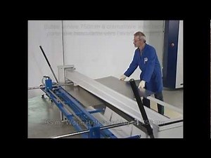 Cisaille-guillotine de zinc, de tôle CM - NESTA Equipement