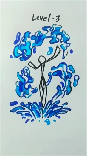 How to draw Stickman: #stickman #water #drawing #tutorial #sketching #youtubeshorts #fypシ