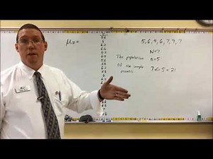 Sampling Distribution of the Mean (Population of Possible Samples) - Mr. Ryan