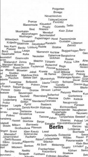 Hypnotic Data Art: A map of Germany constantly redrawing itself.