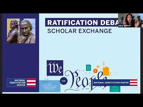 Scholar Exchange: Ratification Debates (High school and college level)