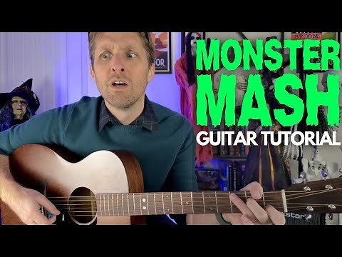 Monster Mash by Bobby "Boris" Pickett Guitar Tutorial - Guitar Lessons with Stuart!