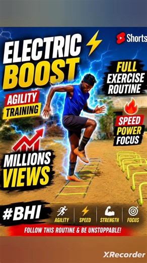 ⚡ Agility Powerful Training | Increase Speed & Quickness Fast 🔥 #Shorts#viral