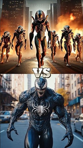 Predalien Army vs Avengers vs DC(Spiderman,Deadpool,Venom,Batman,Iron Man)