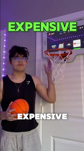 CHEAP vs EXPENSIVE mini basketball hoop! 🏀💵