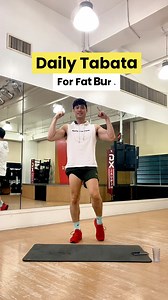 1.6M views · 6K reactions | Daily Tabata 20:10 for daily fat burn❤️ no copyright infringement intended. Music belongs to the rightful owner. I dont own nor claim the rights on the music in this video | Jerry Ybanez | Facebook