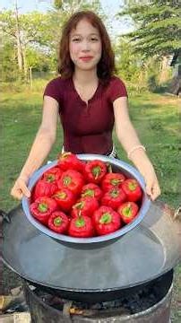 Cooking yummy bell pepper recipe
