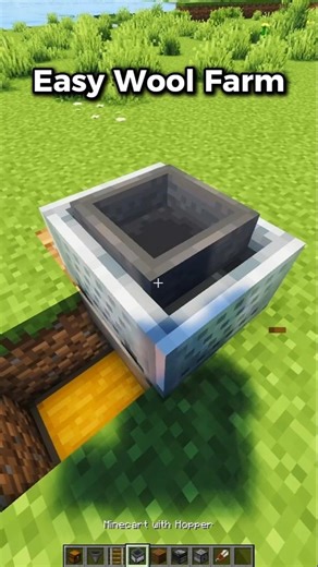 Minecraft Easy Wool Farm