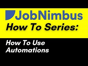 JobNimbus CRM How To Set Up Automations | Local Pro Helper