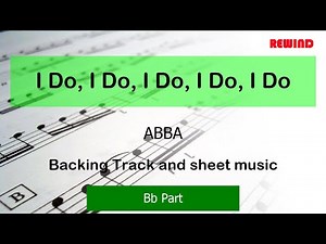 I Do, I Do, I Do, I Do, I Do : ABBA : Bb Instruments Playalong Backing Track