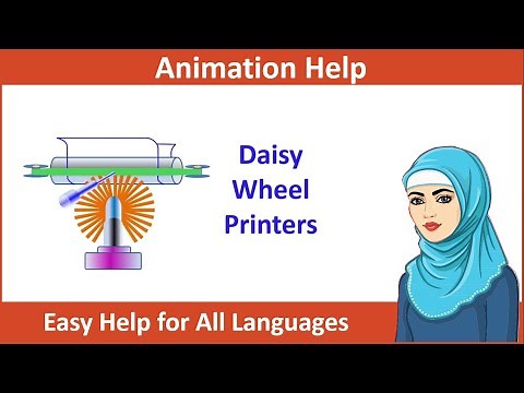 Daisy Wheel Printer Simple but Knowledge full Animation Video (Output Devices)