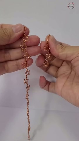 Star bracelet | Handmade wire jewelry making at home #shortsvideo #wireworks #diy