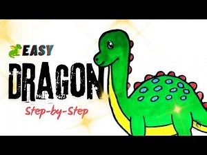 Learn to Draw a Dragon from Scratch 🐉✏️ | Easy Guide