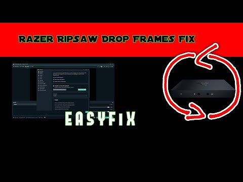 How to FIX Razer RipSaw frame drops on OBS and Streamlabs OBS (Easy Fix)