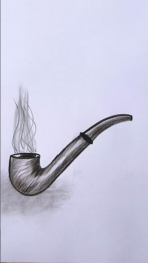 easy cigarette drawing step by step #pencildrawing