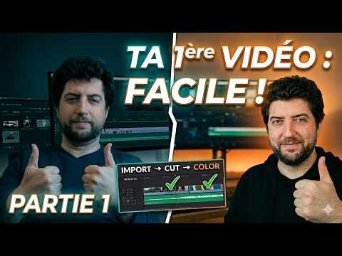 Créer sa PREMIÈRE Vidéo YouTube : Le Guide Complet Davinci Resolve (Partie 1)