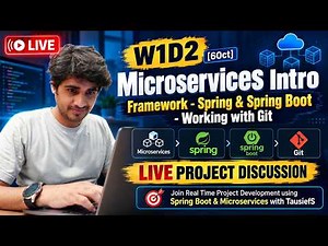 W1D2 - Microservices Intro - Framework - Spring & Spring Boot - Working with Git [6Oct]