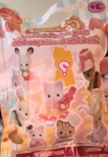 Our first unboxing !!!!!@Hannah #calicocritters #sylvanianfamilies #babypartyseries #fyp
